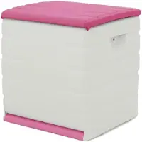 Plastiken Coffre en plastique Fuchsia Beige - 60 x 61 x 53 cm