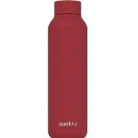 Quokka Stainless Steel Thermos Bottle Solid Firebrick Red 630ml