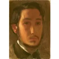Grafika Puzzle Art Edgar Degas Autoportrait au col blanc 1000 pièces