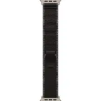 Apple Bracelet Trail Loop pour Watch | 44/45/46/49 mm - Taille S/M - Charcoal Black / Natural Titanium