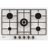 Candy Classic CHW7AV4WGT Avena encastrable 74 cm gaz 5 brûleurs