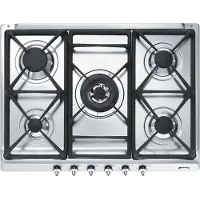 Smeg Classica Se70sgh-5 70- Gas Hob 75 Cm Argenté