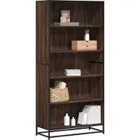 vidaXL Bibliothèque chêne marron 80,5x35x170,5 cm bois d'ingénierie