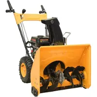 vidaXL Fraise à neige 6,5 CV Jaune et noir