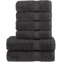vidaXL Ensemble de serviettes de qualité supérieure SOLUND 6 pcs