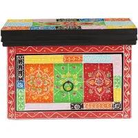 vidaXL Cabinet de chevet avec tiroir Multicolore 40 x 30 x 28 cm