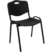 Nowy Styl Iso Pvc Office Fixed Chair 2 Units Noir