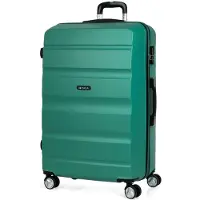 Itaca unisex. T71670-04 Grande valise de voyage à 4 roulettes XL T71670 aigue-marine -77x48x29cm (OSFA), Casuel, Vert, ABS/Polycarbonate, Tu