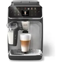 Philips Cafetière à grain Série 4400 LatteGo EP4446/70 - noire/argent