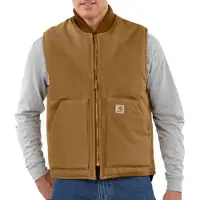 Carhartt V01 Insulated Rib Collar Vest Marron M Homme