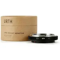 Urth Adaptateur de monture d'objectif : Compatible avec l'objectif Canon FD et le boîtier de l'appareil, Adaptateur d'objectif, Noir