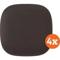 Jalo Helsinki Jalo Kupu Détecteur de Fumée Gris Anthracite (10 ans) Lot de 4