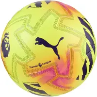 Ballon De Football Orbita Ultimate Premier League Lights (Qualité Fifa Pro), Accessoires, Jaune, 5