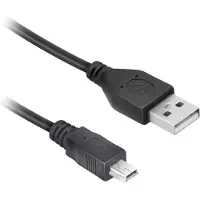 SBS EKON Câble avec USB Type A mâle et mini-USB mâle