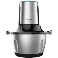 Cecotec Chopbeat 1500 Titanblack Steel Food Chopper Argenté One Size / EU Plug 220V