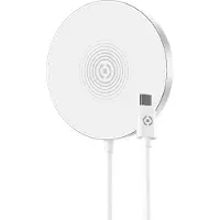 Celly MAGCHARGE chargeur d'appareils mobiles Smartphone Argent, Blanc USB Recharge sans fil Intérieure