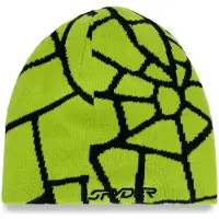 Spyder Reversible Web Beanie Vert