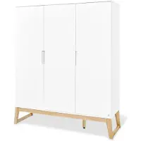 Pinolino Grande Armoire 'bridge' Blanc Bois