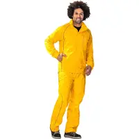 Planam Hommes, Vestes de pluie, Veste de pluie Outdoor Monsun jaune taille M, Jaune, (M)