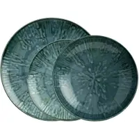 Arthur Krupp SAMBONET Set 12 assiettes Fusion Blue
