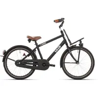 Bike Fun Vélo - Vélo enfant - Load 20 pouces 33 cm Garçons frein à rétropédalage noir mat