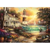 Grafika Casse-tête Chuck Pinson - Cottage by the Sea - 500 Teile