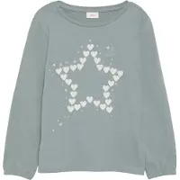 s.Oliver T-Shirt bleu / blanc