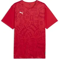 Puma Hommes, T-shirt de sport, teamJAWS Chemise de tir Graphic SS (3XL), Rouge, 3XL
