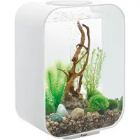 BiOrb - Aquarium Décoratif 15l Avec Cadre Blanc Life 15 Mcr White