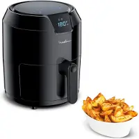 Big Buy Cooking Moulinex Easy Fry Deluxe EZ4018 Friggitrice ad Aria 4,2L 1500W Nero Touch Control