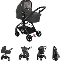 Lorelli poussette combinée 2 en 1 Patrizia (0 Mois - 3 Années)
