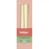 Bolsius Bougie pointue 24,5x2,4 beige 4p. (4 pcs)