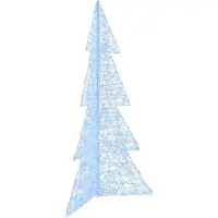 vidaXL Sapin de Noël avec 240 LED Blanc Froid 180 cm Acrylique
