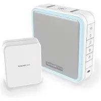 Honeywell Home Sonnette de porte sans fil avec prolongateur de portee et convertisseur Serie 9 - DC915SCV