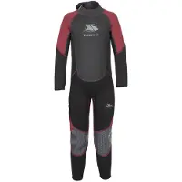 Trespass Amigo 3 Mm Junior Long Sleeve Back Zip Neoprene Suit Rouge 7-8 Years Garçon