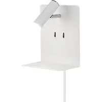 TRIO Applique murale Element avec étagère blanc mat