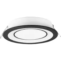 TRIO Éclairage encastré Core 14,8 cm noir