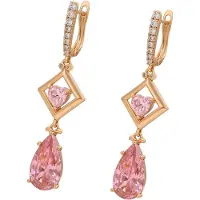 Gaya Boucles d'oreilles rose