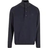 INDICODE JEANS Pull-over 'Reje' bleu foncé / noir