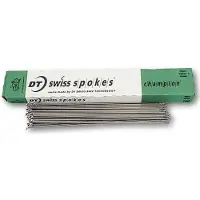 Dt Swiss Champion J-bend Spokes 100 Units Argenté 2.0 x 255 mm