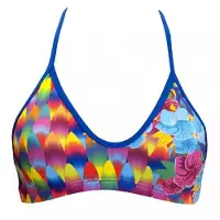 Turbo Surf And Flower Bikini Top Multicolore M Femme