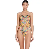 Zoggs Printed Rayback E Plus Swimsuit Multicolore 32 Femme