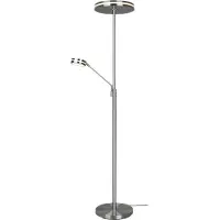 TRIO Grande lampe de lecture LED Franklin Inox