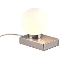 TRIO Lampe à poser DAVI II argent 590100107