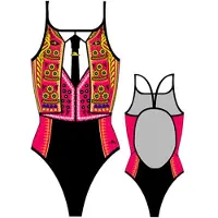Turbo Bullfighter Swimsuit Noir 2XL Femme