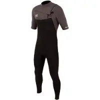 Ocean & Earth One Free-flex 2/2 Mm Short Sleeve Chest Zip Neoprene Suit Noir M Homme