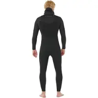 Rip Curl Dawn Patrol 5/4 Mm Long Sleeve Chest Zip Hooded Neoprene Suit Noir S Homme