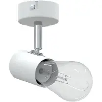 vidaXL Spot de plafond avec spots Blanc 6,5 x 6 x 11,5 cm Métal