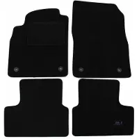J&J AUTOMOTIVE Tapis De Sol Noir Velours - - Opel Astra J 2009-2015 - Sur Mesure - Antidérapant - Imperméable