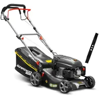 ELEM Tondeuse thermique autotractée 144.3cc - 42cm livrée avec 2 lames + mulching - Pro